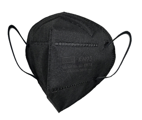 KN95 zwart Beschermend Gezichtsmasker, het Corpusculaire Vermelde Apparaat van FDA van het Ademhalingsapparaatmasker